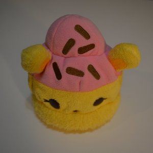 Cup Cake Bunny Stuffed Animal Toy Pink-Yellow Plush